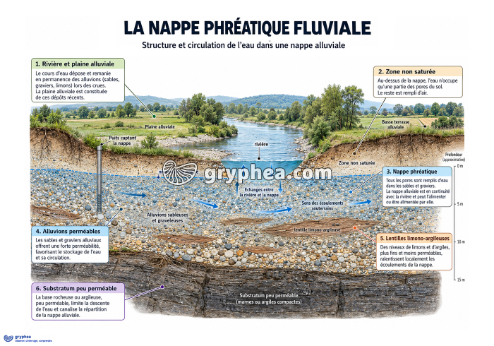 Nappe phréatique fluviale - gryphea.org